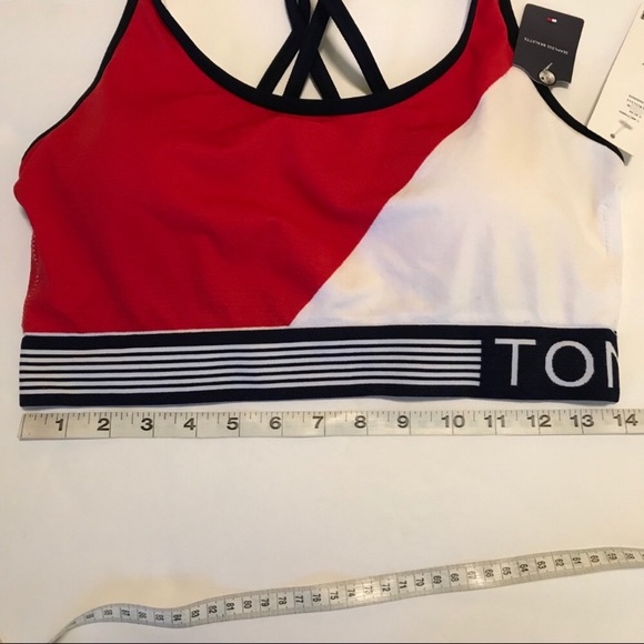 Tommy Hilfiger Crossback Seamless Sports Bra Med - Picture 4 of 8